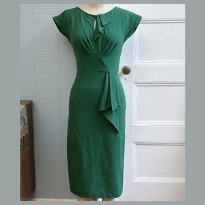 Stop Staring! Green Wiggle Pencil Dress 50s Repro